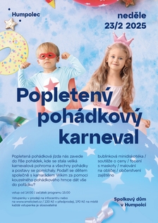 Popletený pohádkový karneval v Humpolci