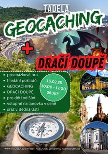 Geocaching a Dračí Doupě v Bedně