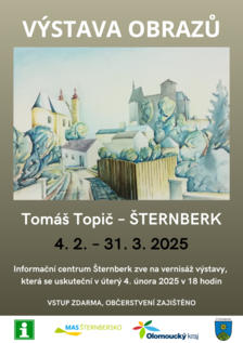 Vernisáž výstavy obrazů: Tomáš Topič - Šternberk