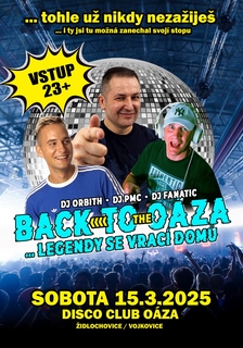 Back to the Oáza - DJ Fanatic, DJ PMC a DJ Orbith