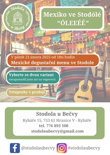 Mexiko ve Stodólé "ÓLEÉÉ" - Stodola u Bečvy