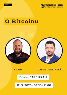 Kicom a Jakub Jedlinský o Bitcoinu - Café Práh