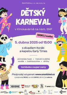 Dětský karneval s divadlem Koráb - Kinokavárna Brno