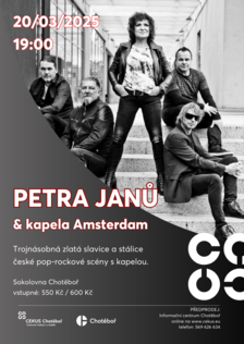 Petra Janů & kapela Amsterdam - Sokolovna Chotěboř