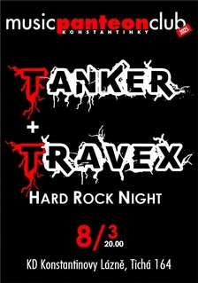 Tanker + Travex hard rock night v Panteonu