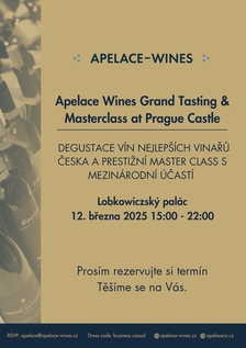 Apelace Wines Grand Cru & Master Class on Prague castle