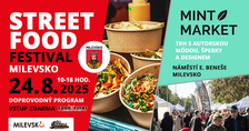 STREET FOOD FESTIVAL Milevsko a MINT MARKET