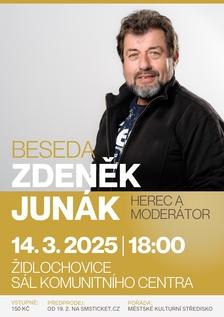 Beseda: Zdeněk Junák - Komunitní centrum Židlochovice