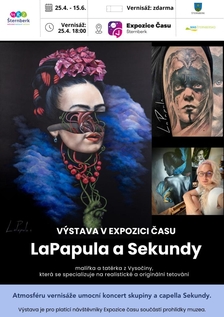 Vernisáž výstavy: LaPapula a Sekundy - Expozice času Šternberk