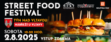 STREET FOOD FESTIVAL Týn nad Vltavou