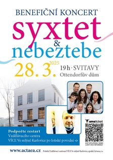 Benefiční koncert SYxtet a Nebeztebe - Ottendorferův dům