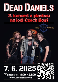 Plavba s koncertem Dead Daniels - Czech Boat